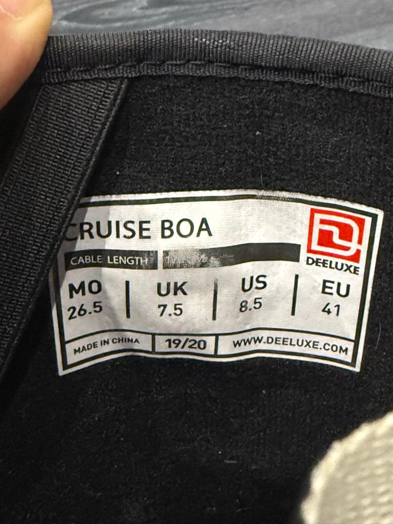 DEELUXE.CRUISE. スノーボードブーツ BOA. 美品　26.5cm