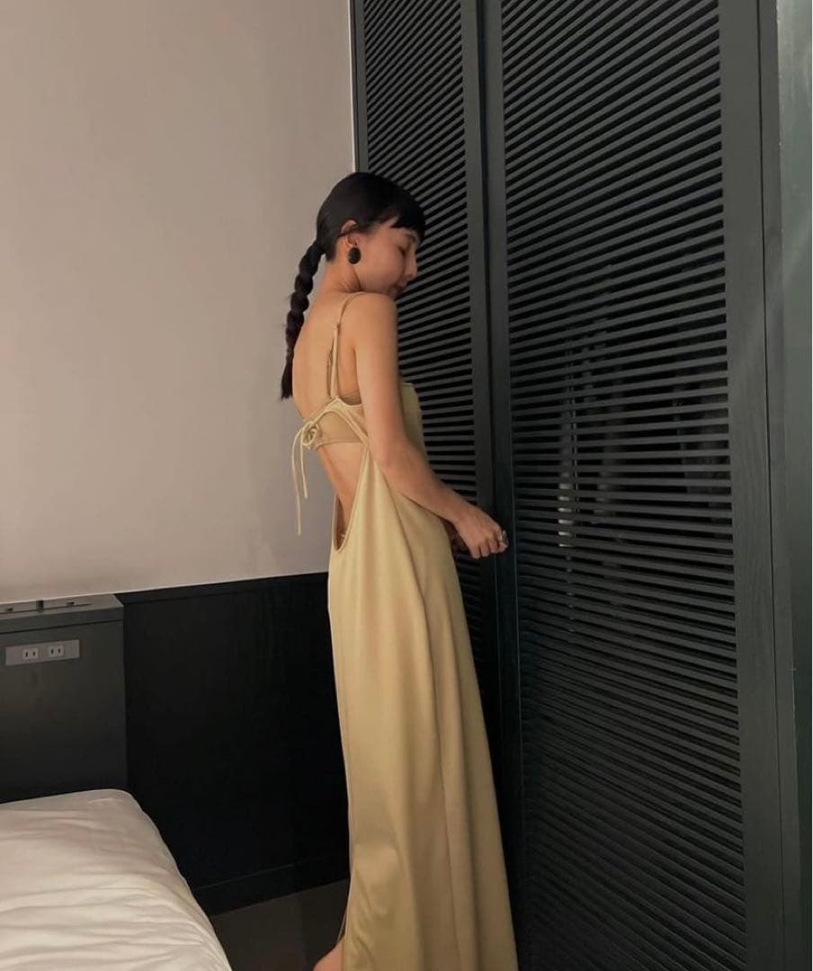 ameri 水着BACK OPEN HOLE SWIMWEAR 3点 新品M