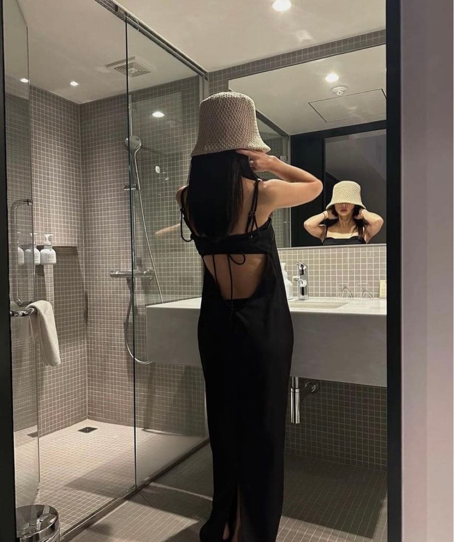 ameri 水着BACK OPEN HOLE SWIMWEAR 3点 新品M