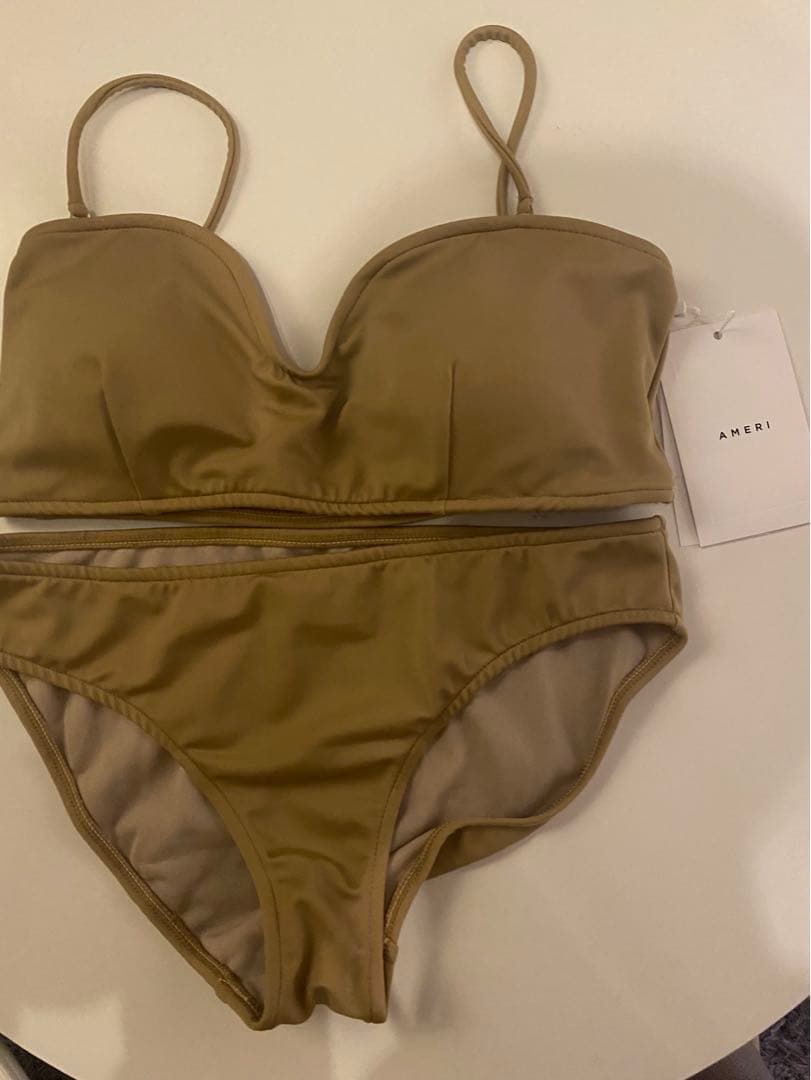 ameri 水着BACK OPEN HOLE SWIMWEAR 3点 新品M