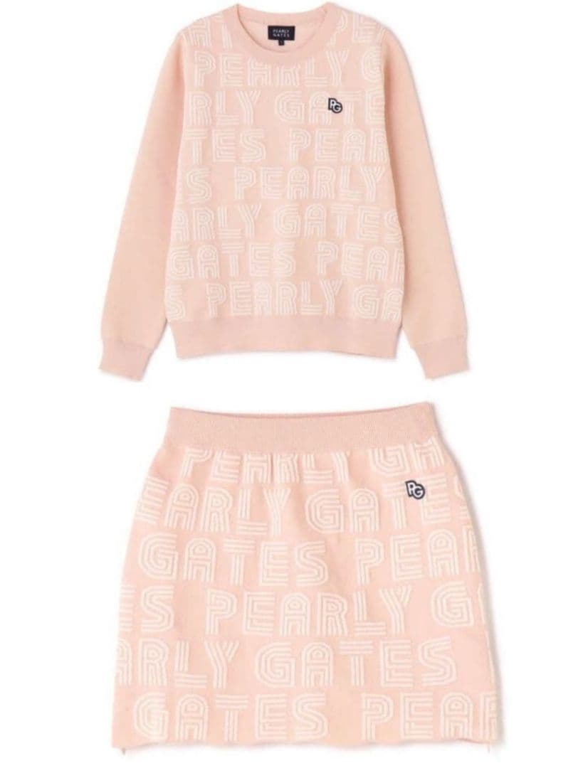 パーリーゲイツ　ピンク　ニット　セットアップ ピンクニットセットアップ DPB76097 – CRAMMY