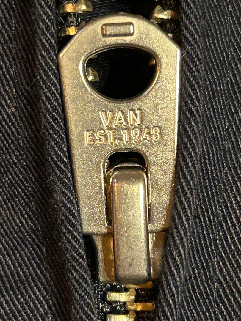 VAN Jac スウィングトップ ウィンドブレーカー 綿100% ネイビー M