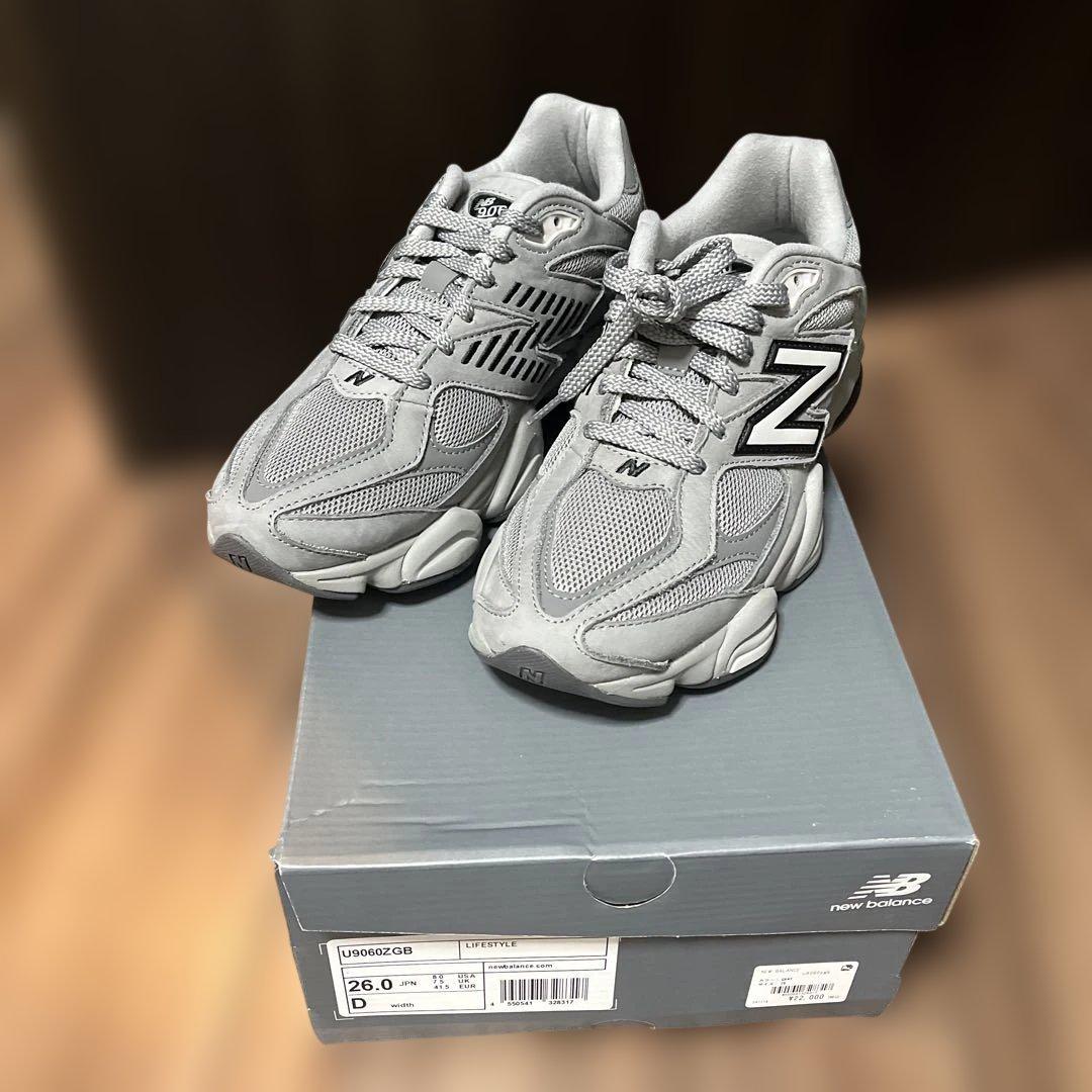 New Balance 9060 グレー 26.0cm