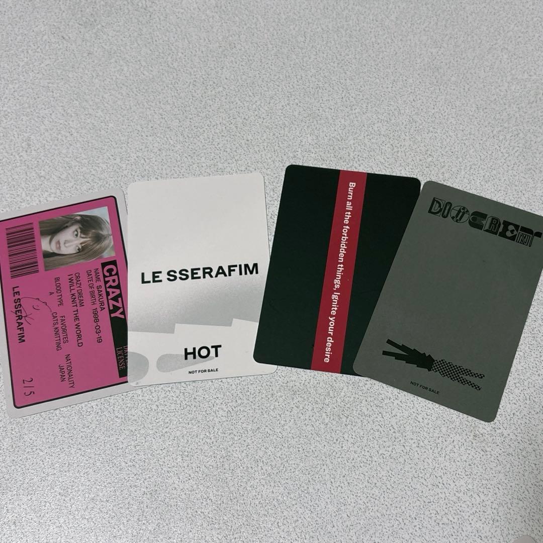 サクラ SAKURA トレカ セットLE SSERAFIM ルセラフィム - メルカリ