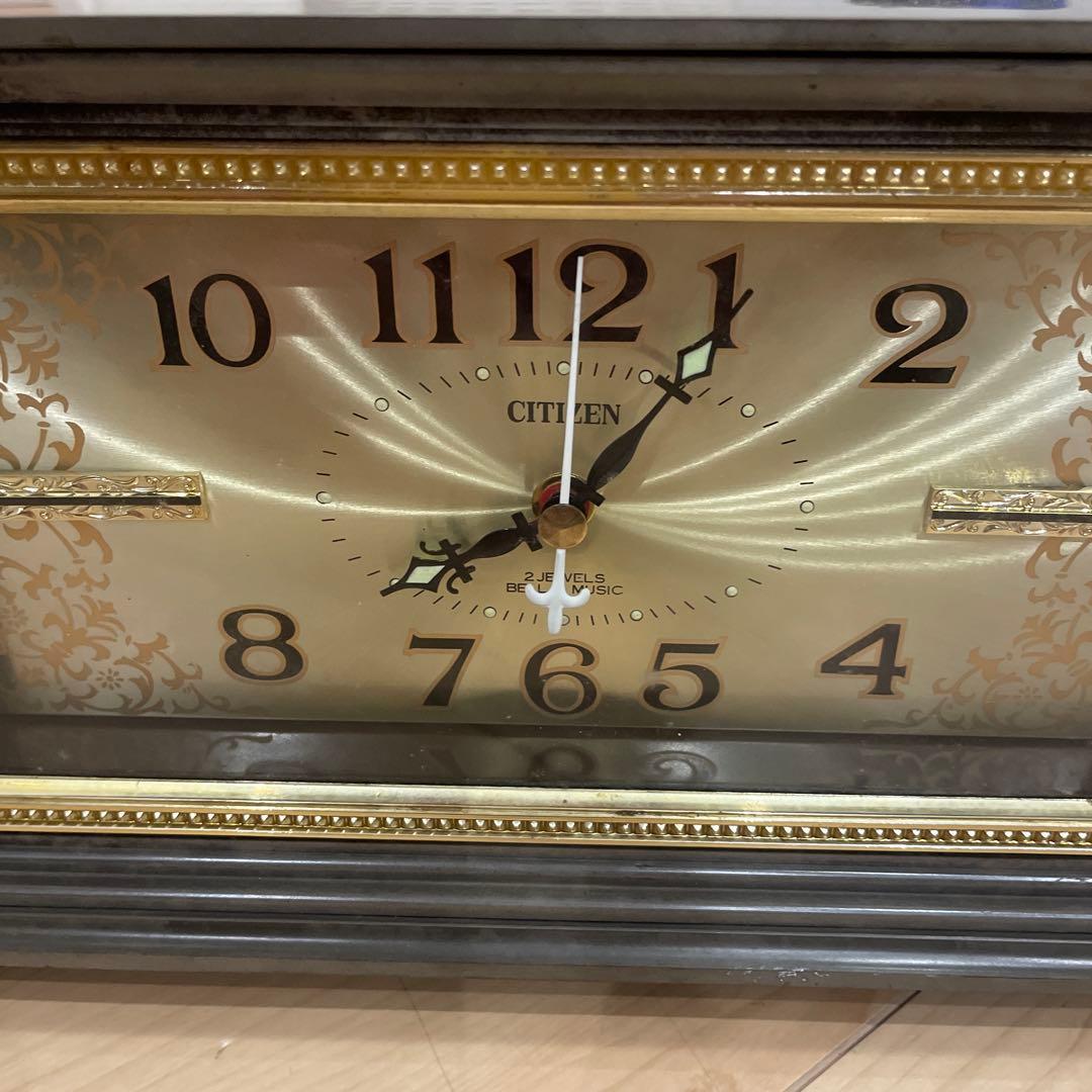 昭和レトロ シチズン CITIZEN 手巻き目覚まし時計 - メルカリ