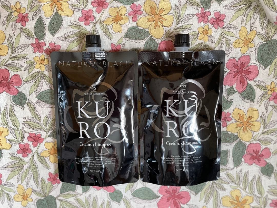 新品未開封バランローズKUROクリームシャンプー(ナチュラルブラック)2個セット バランローズ KURO クリームシャンプー 2個セット ナチュラルブラック