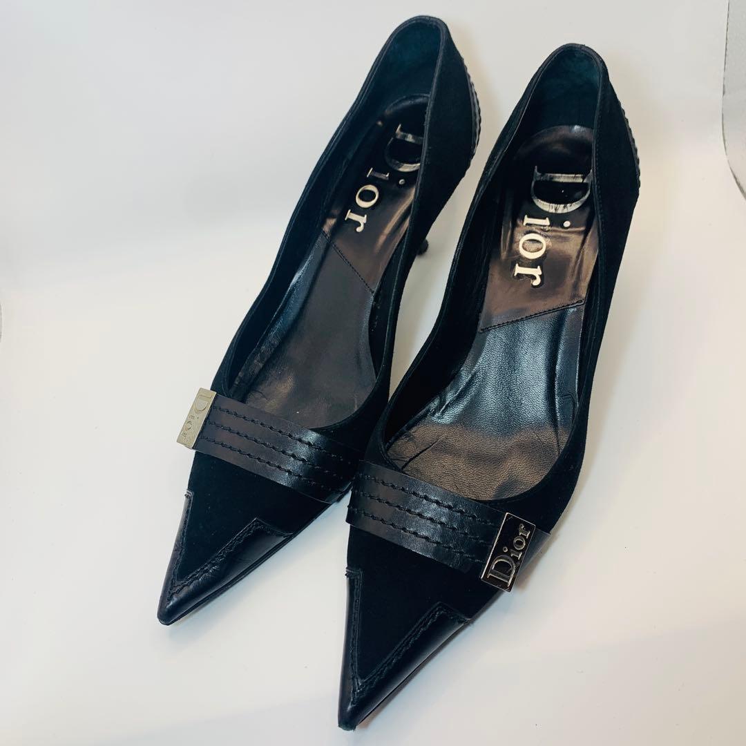 ⭐️美品、クリスチャンディオール ブラック パンプス 36(23cm)