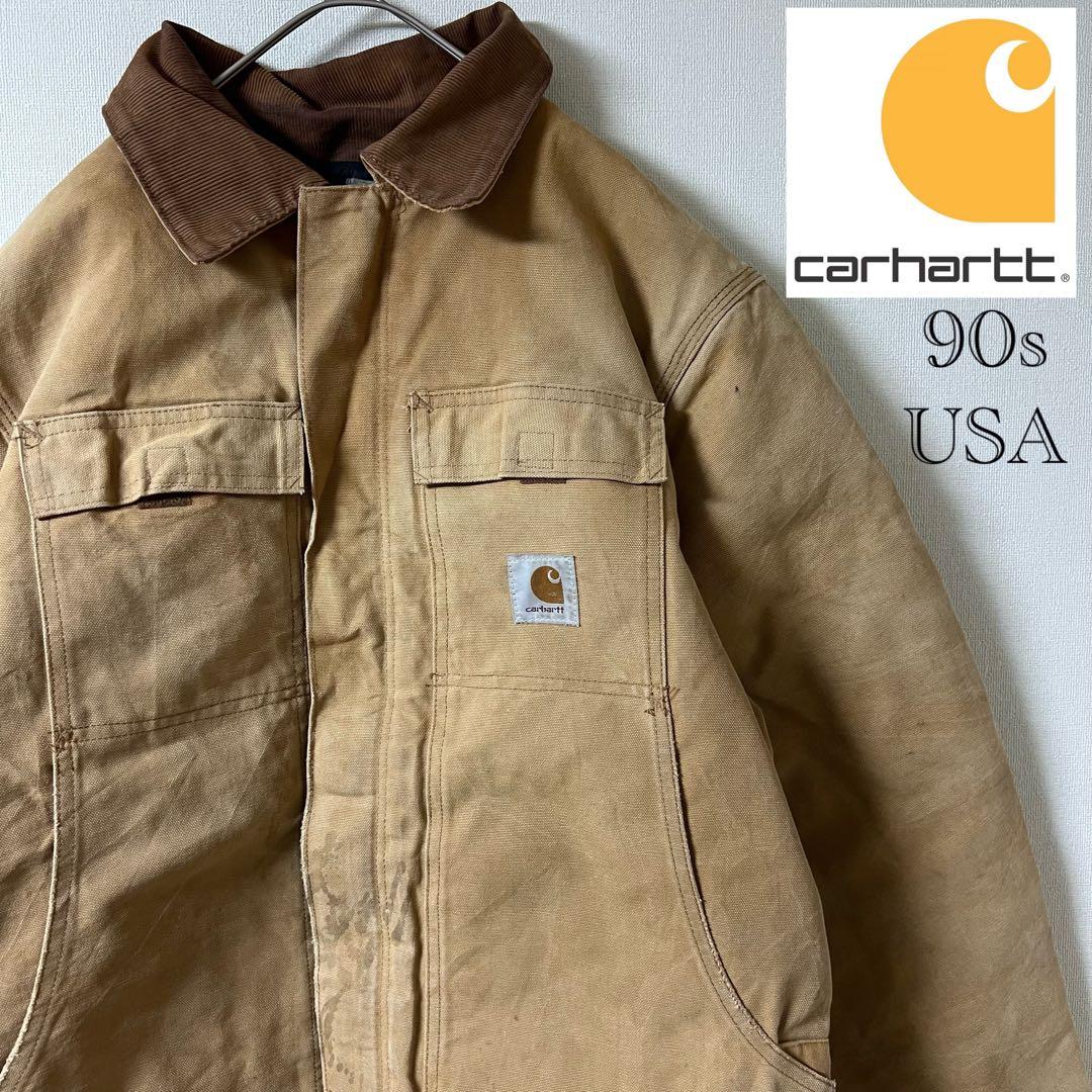 90s Carhartt（カーハート）トラディショナルコート/ブラウン/USA製