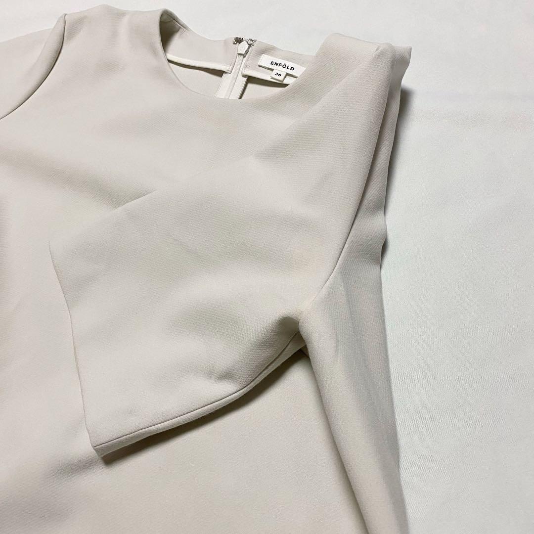 ENFOLD ダブルクロス3 フレアプルオーバー - メルカリ