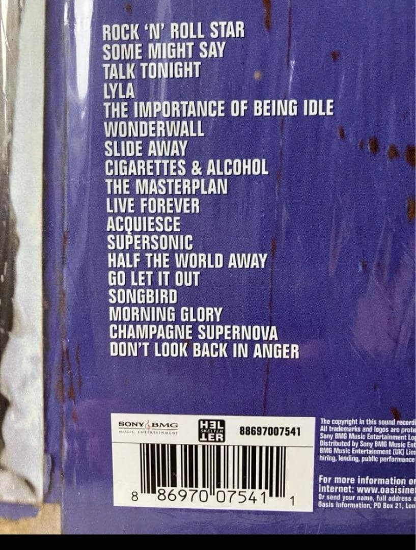 希少 ベスト盤 oasisl blur オアシス adidas oasis