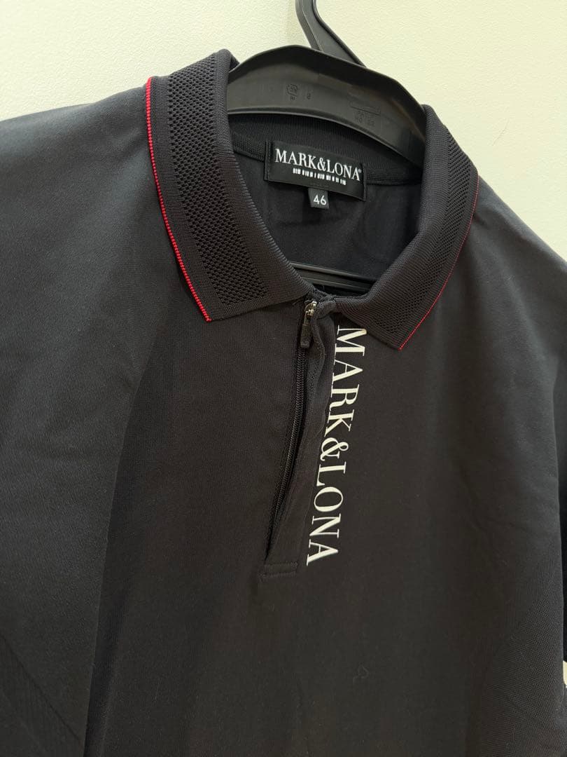 MARK&LONA ブラック ポロシャツ 46 - メルカリ