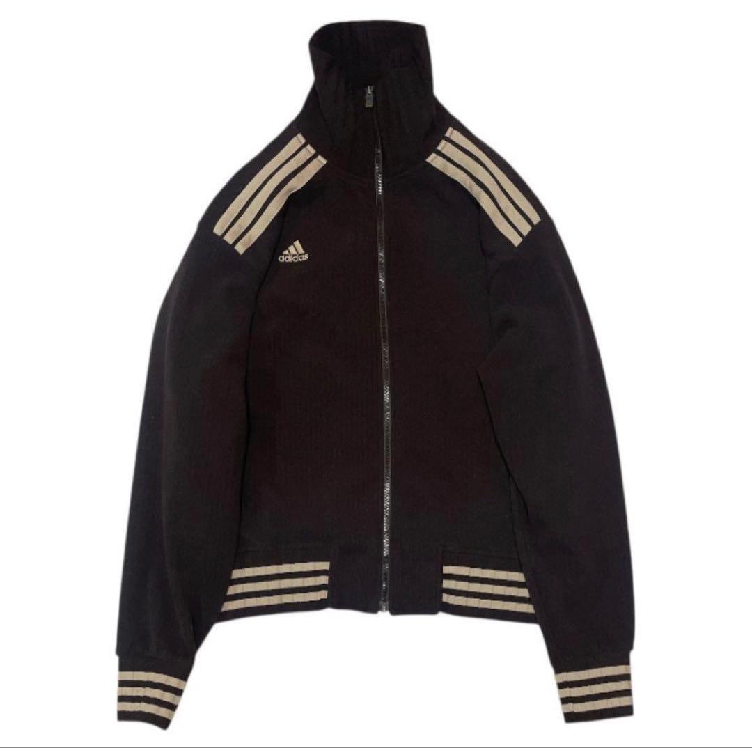 希少 90s】adidas トラックジャケット デサント製 M-L 日本製 茶