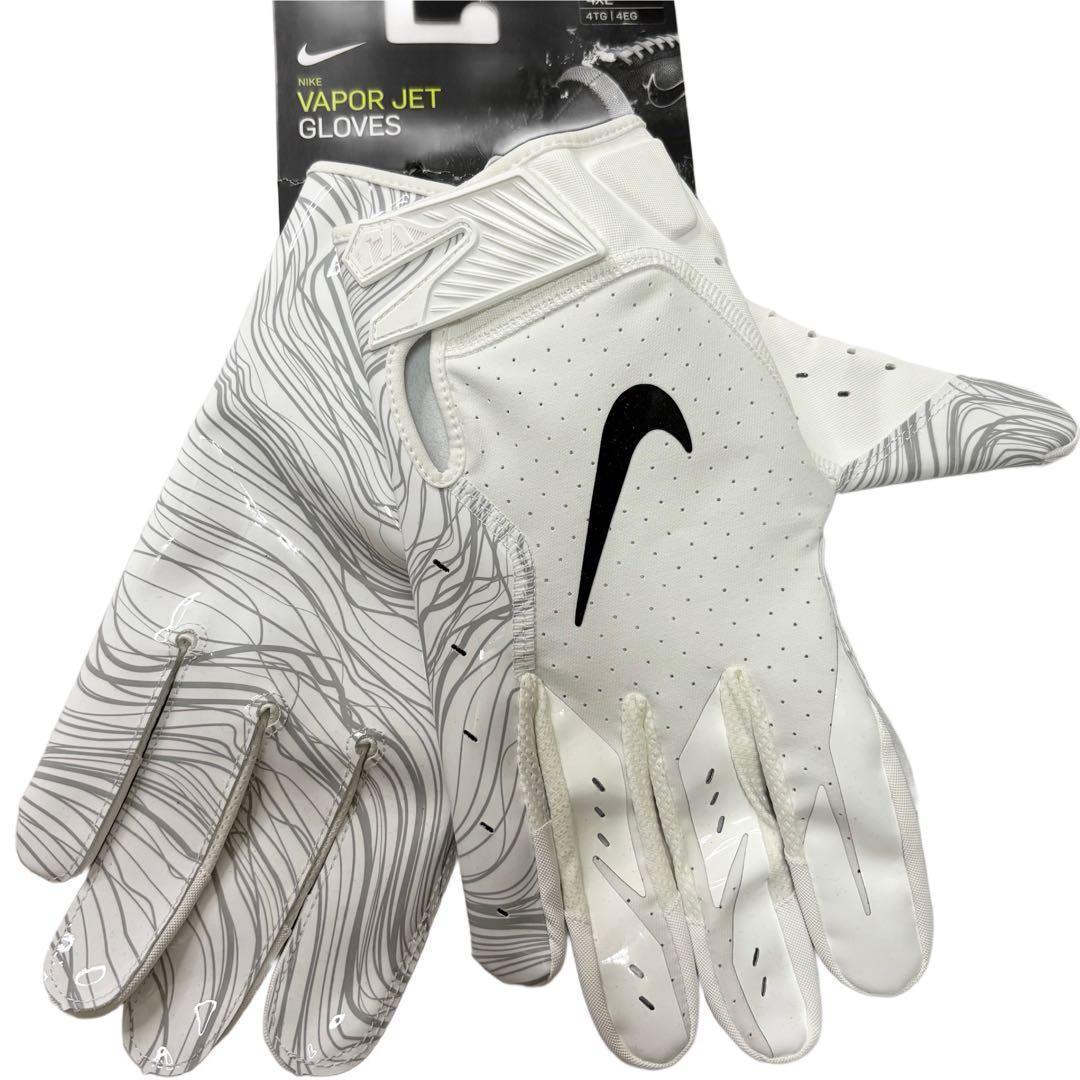 ナイキ NIKE アメフト グローブ ホワイト アメリカンフットボール 4XL