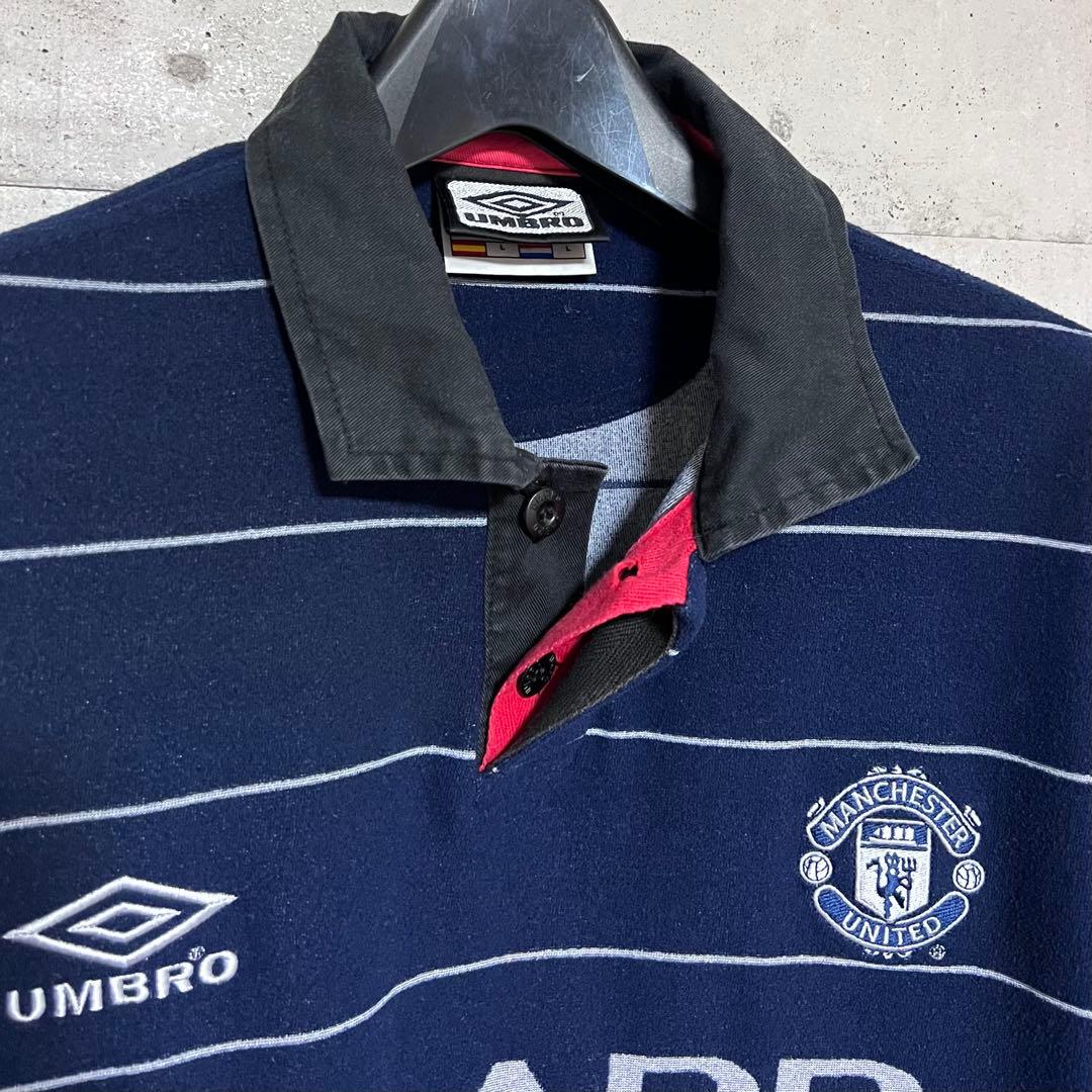 【美品！】99/00 マンチェスター・U パイル地【Lサイズ】※着丈詰め済