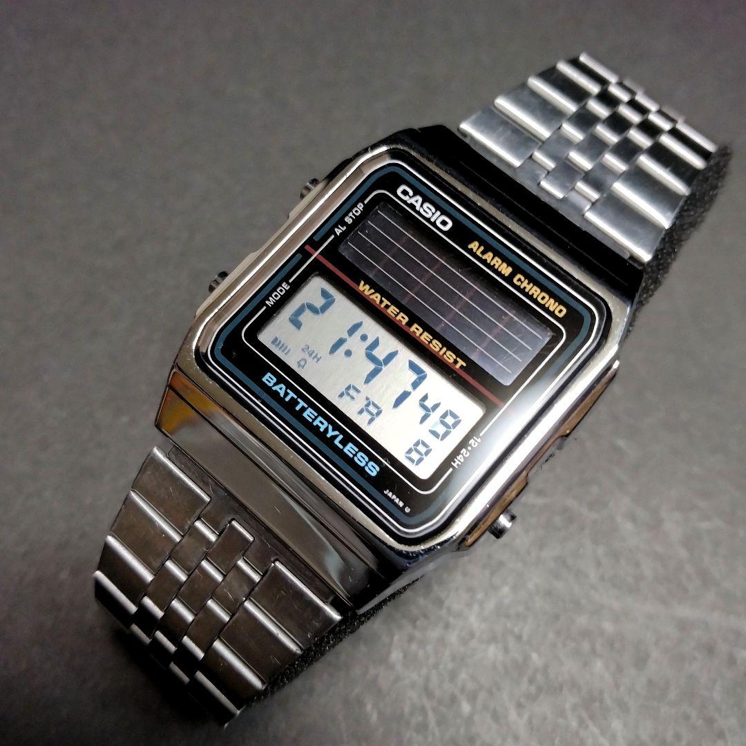 美品！絶版ソーラーモデル 】 CASIO AL-180 初期668モジュール - メルカリ