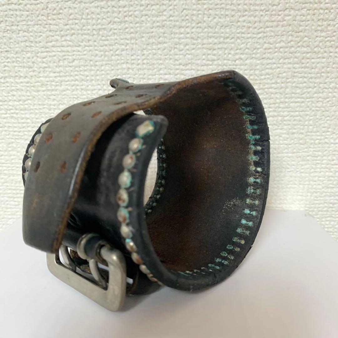 ウルフズヘッド 70mm スタッズブレス WOLF'S HEAD ブラック - メルカリ