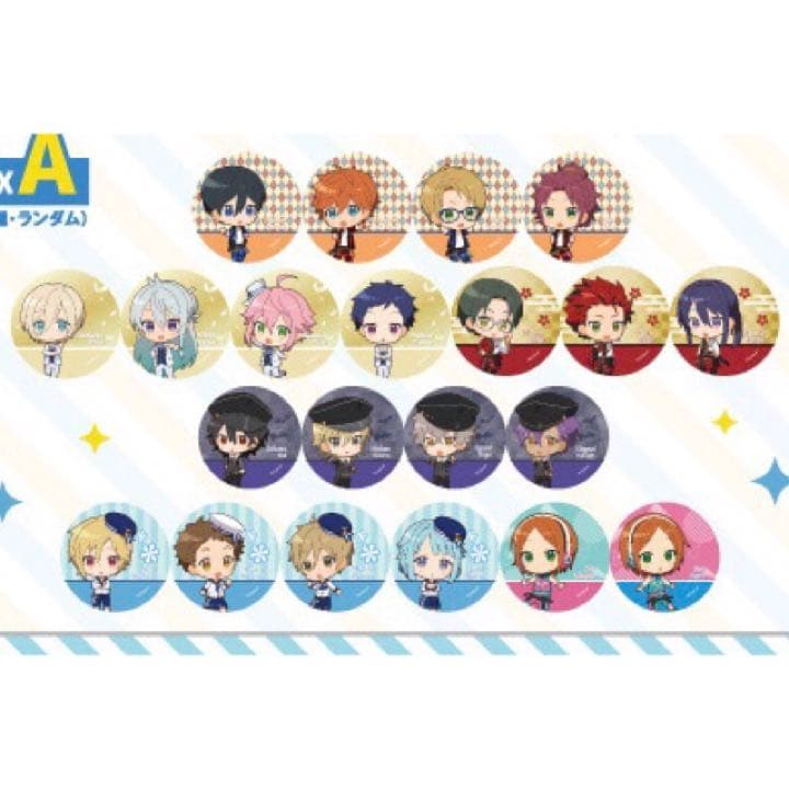 新品★あんスタ★UNDEAD【大神晃牙＆乙狩アドニス】カラオケの鉄人★缶バッジ