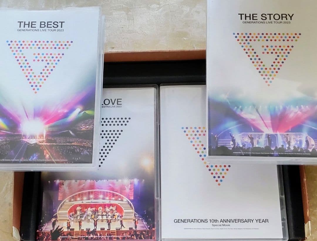 GENERATIONS 10周年 ライブツアーコンプリートBOX & グッズ