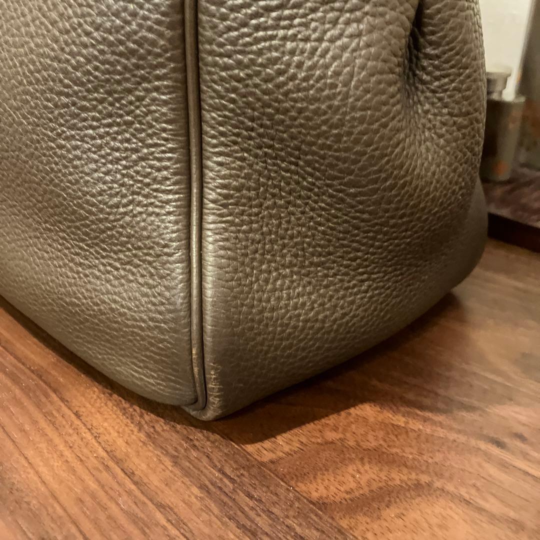 再値下げ☆エルメス こげ茶 ☆ヴィクトリアカバス32 ユニセックス