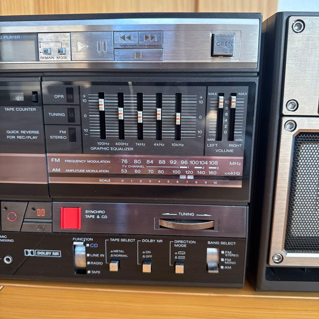 とんとん様専用 希少 SONYソニー CFD-5 システムコンポ ラジカセ