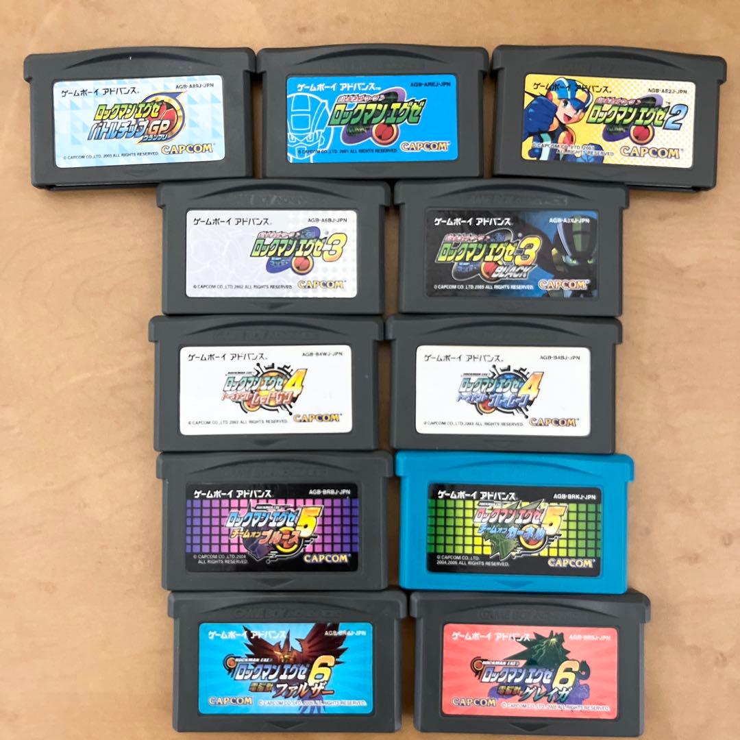 ロックマンエグゼ 123456 バトルチップGP アドバンス GBA - メルカリ