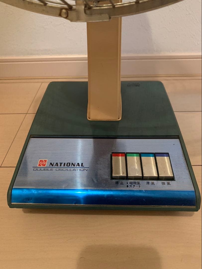 National F-30D1C ダブルオシレーション 青羽根 昭和レトロ扇風機