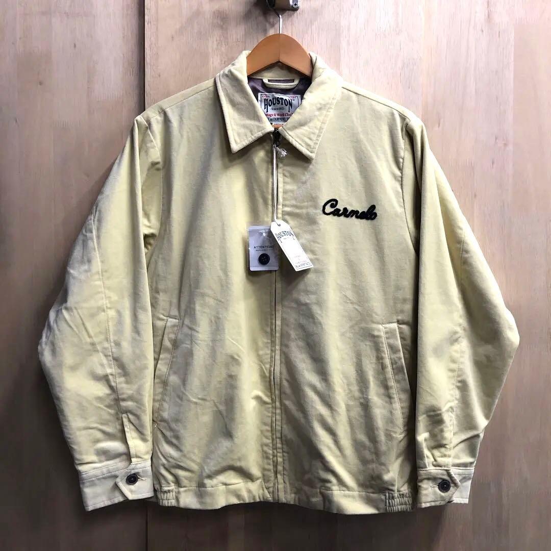 ヒューストン カークラブ刺繍 ベロア別珍 ジャケット スイングトップ