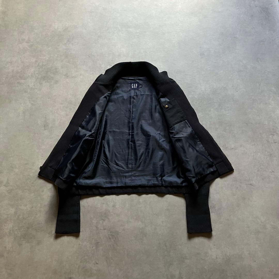 00s old gap wool bomber jacket blouson - メルカリ