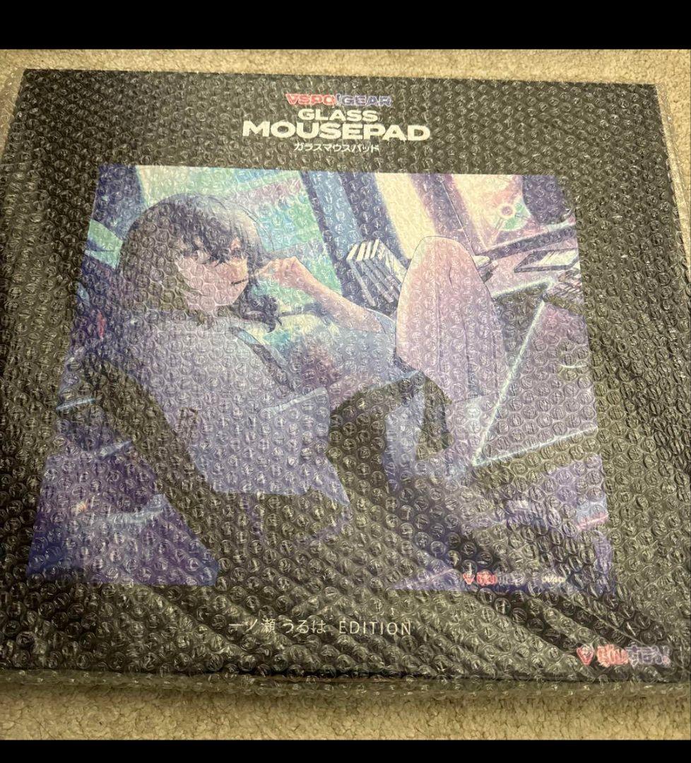 新品] 一ノ瀬うるは VSPO! GEAR ガラスマウスパッド