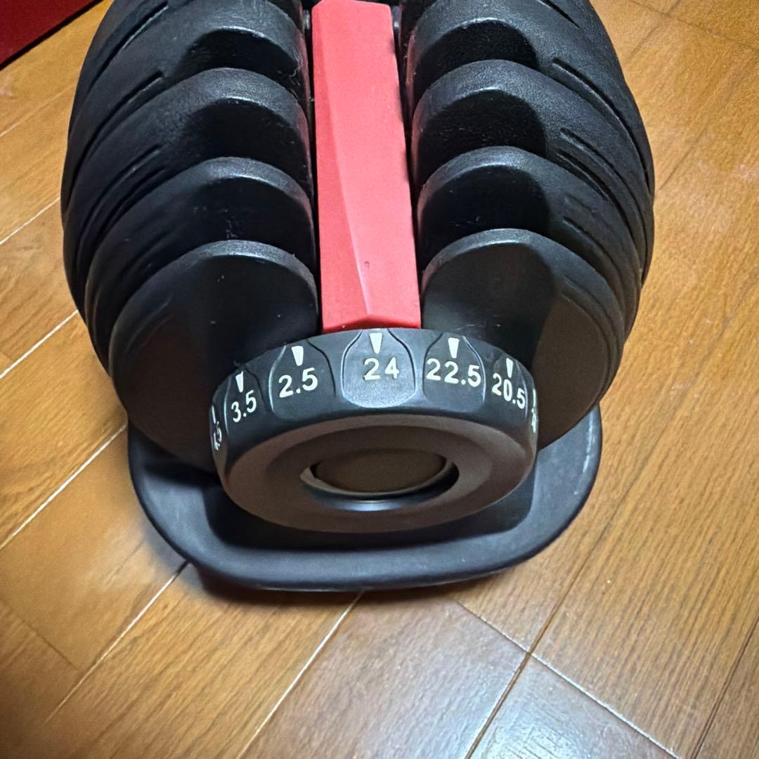 ①可変式ダンベル 24kg (1個目 セット購入お願いします) - メルカリ