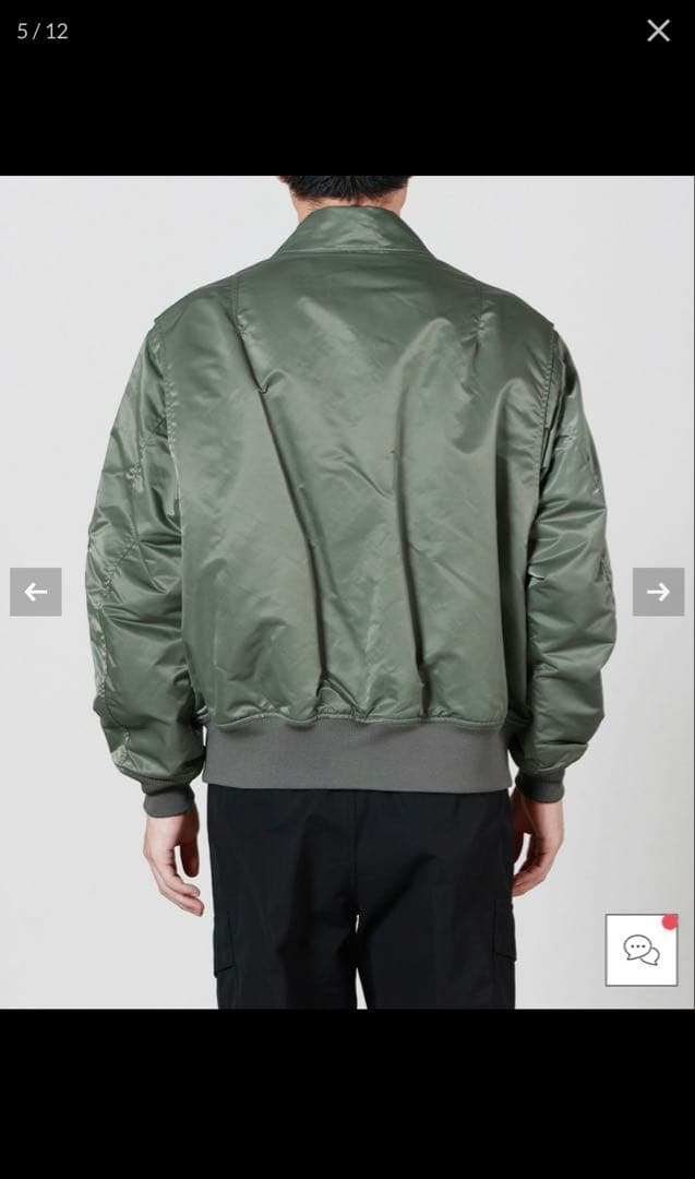 HYKE TYPE CWU-45/P JACKET オリーブ サイズ5 - メルカリ