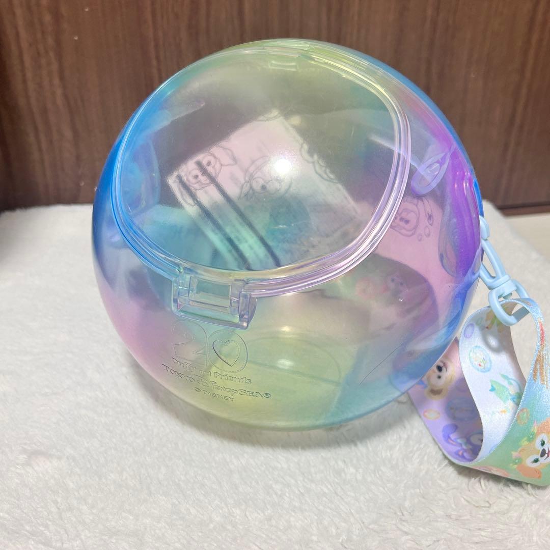 ポップコーンバケット　ダッフィー&フレンズ20周年　カラフルハピネス