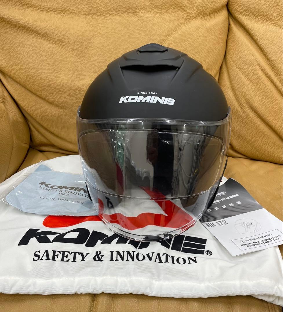 カーク　KOMINE HK-172 ヘルメット コミネ（Komine） HK-172 ☆ コンポジット FRP ジェットヘルメット