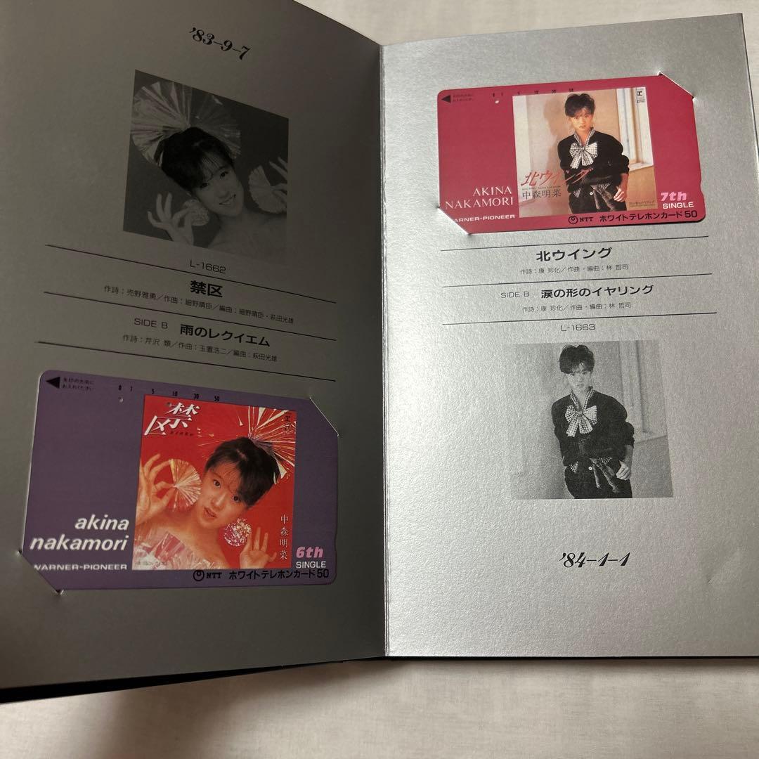 中森明菜　テレホンカード