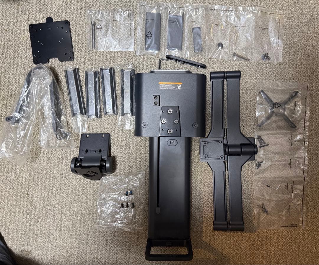 エルゴトロン TRACE (トレース) モニターマウント マットブラック 45-631-224 エルゴトロン TRACE (トレース) デュアル モニターマウント