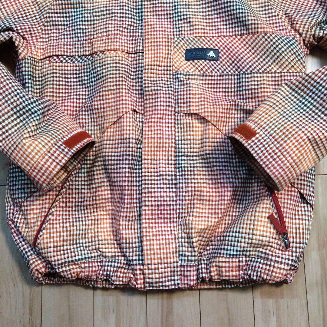 BURTON バートン スノーボードウェア(上) チェック柄 サイズL