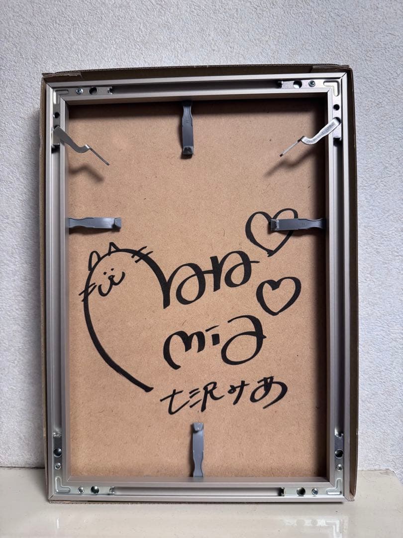 七沢みあ写真展「ナナカケル」 Sサイズ写真2点　裏面直筆サイン入り