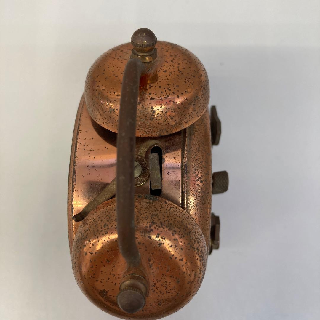 ジャンク品 目覚まし時計 JAZ社 アンティーク フランス ゼンマイ