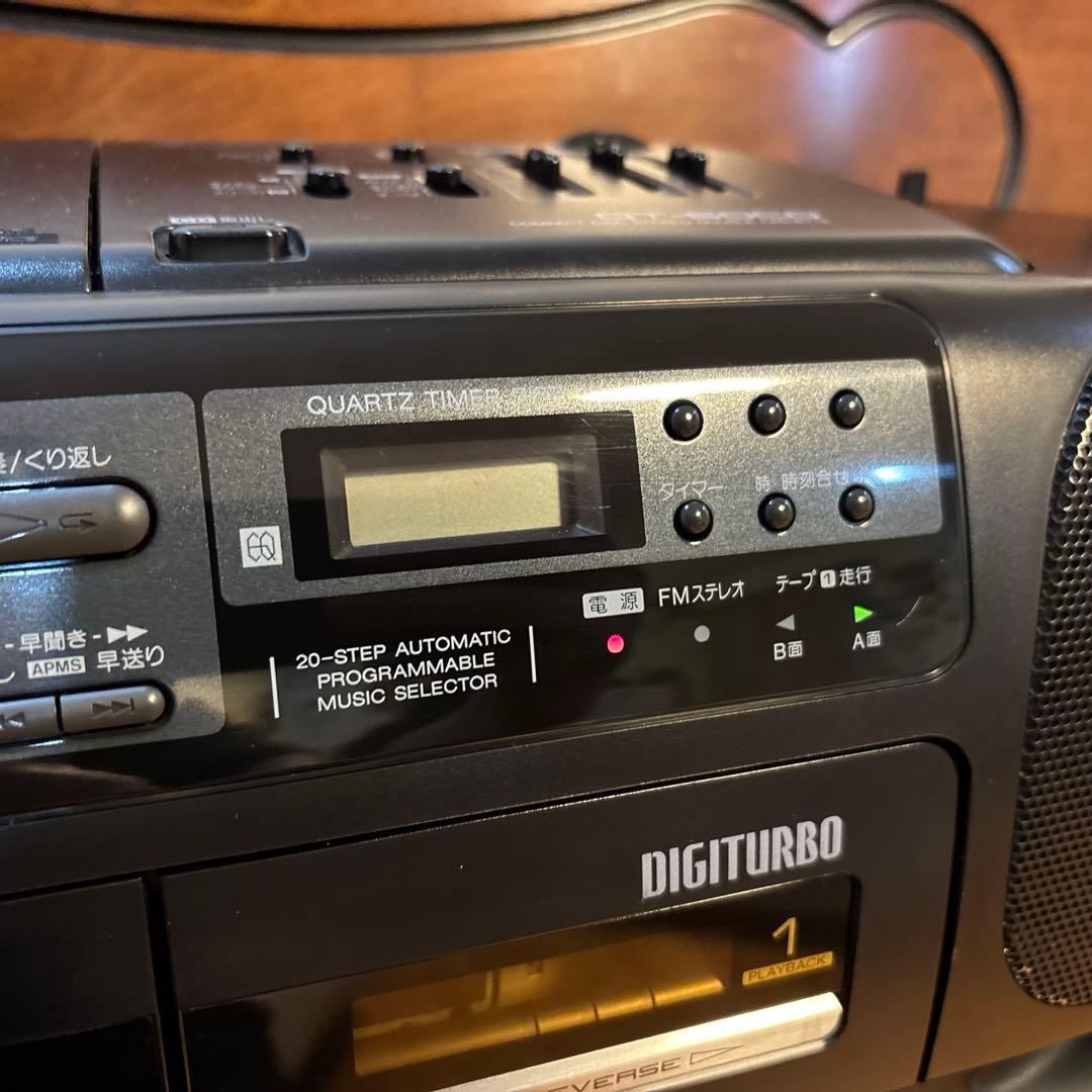 SHARP QT-50CD ラジカセ：作動品 - メルカリ