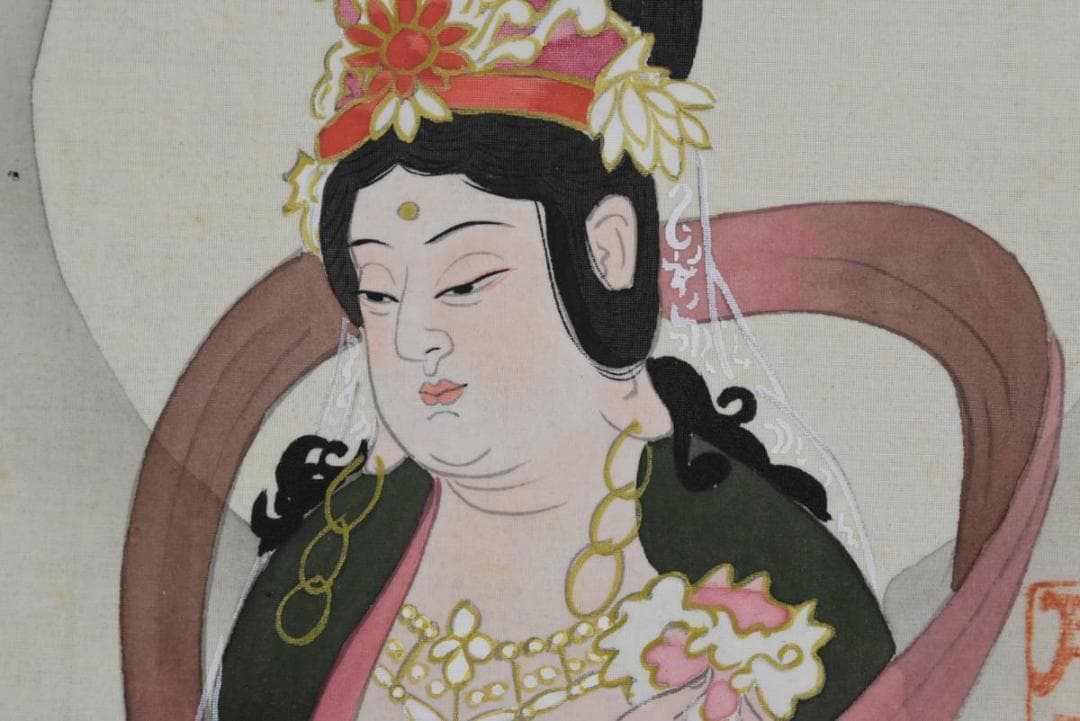 三十三ヶ所/西国三十三箇所霊場集印肉筆掛軸/仏事掛/掛軸/名家伝来/AA-732