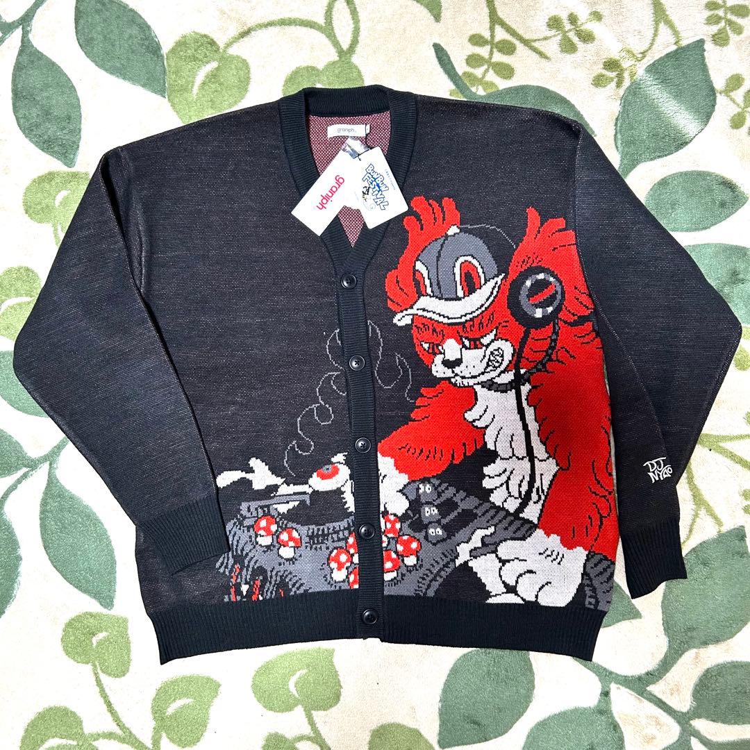 大幅値下げ！グラニフ DJ NYAO｜ウォッシャブルジャカードカーディガン