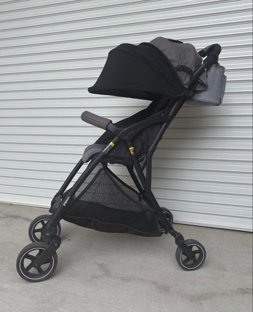 ベビーカー ピジョン ビングル BB2 グレーおまけベビーカーバック