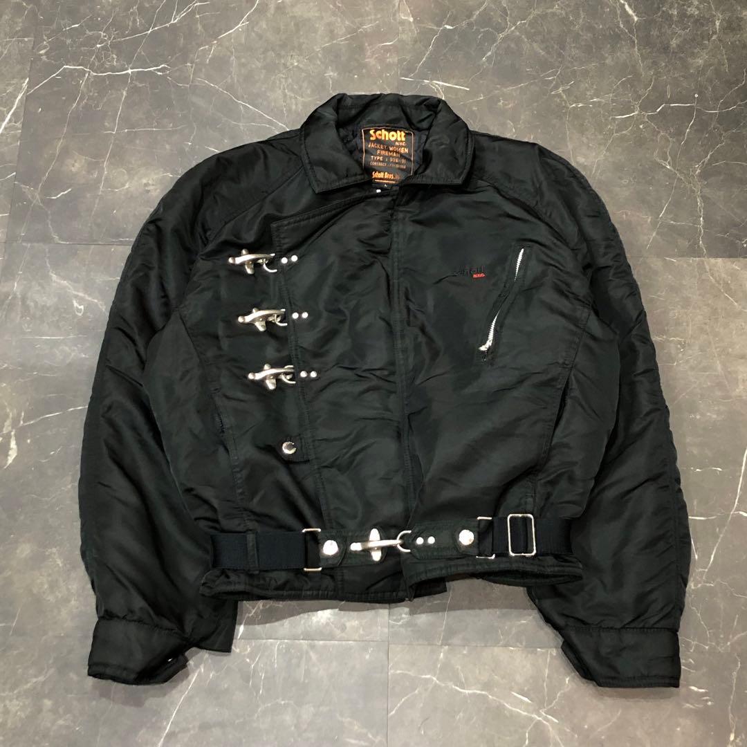 短丈・ファイヤーマン】schott fireman jacket - メルカリ