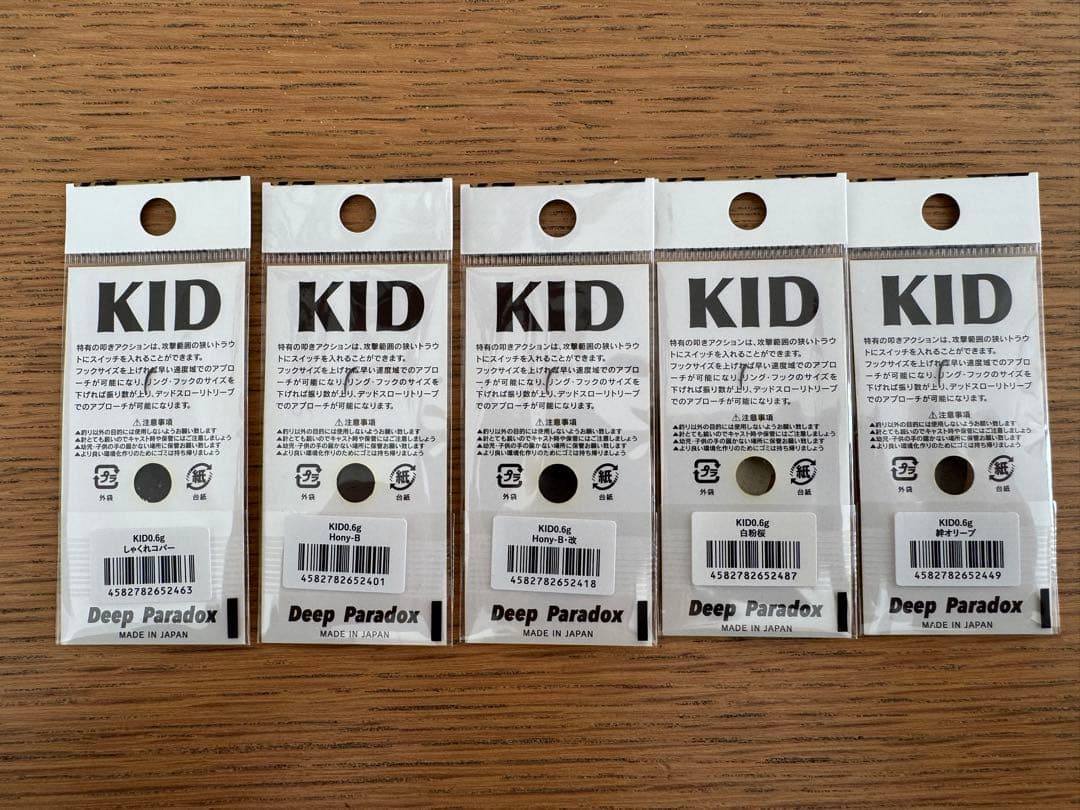 Deep Paradox KID 0.6g 5個セット 城峰 - メルカリ