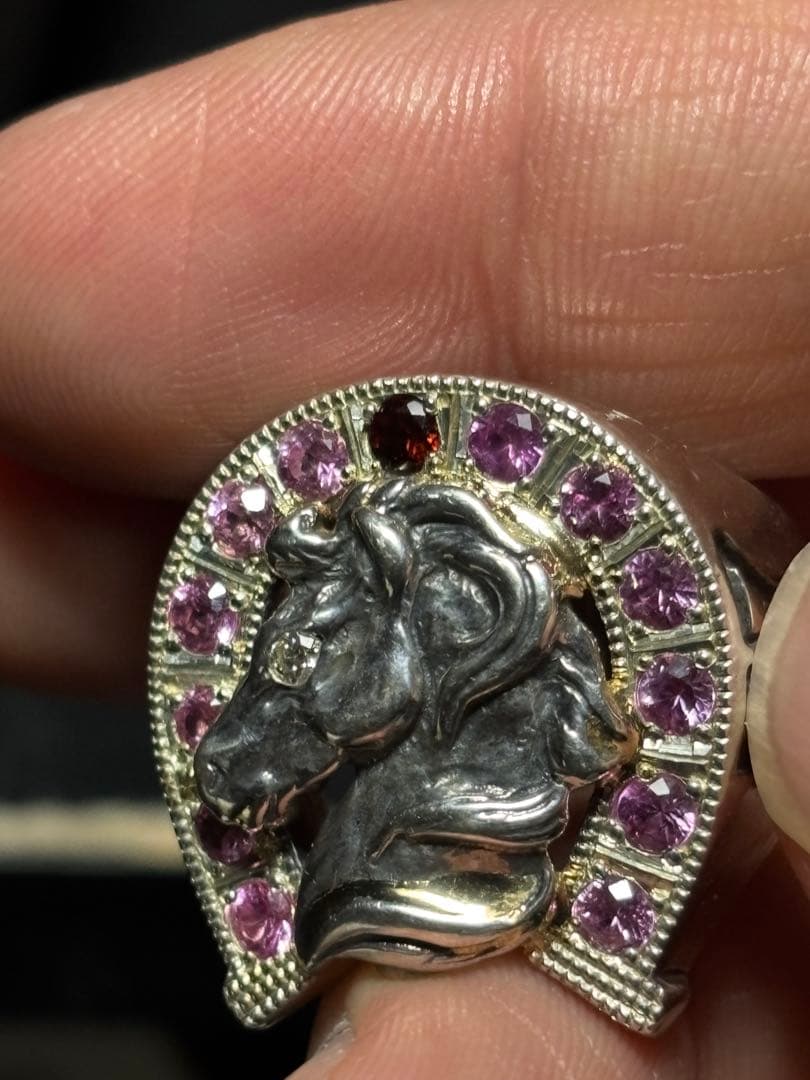 ビルウォールレザー ホースシューリング カスタム - メルカリ