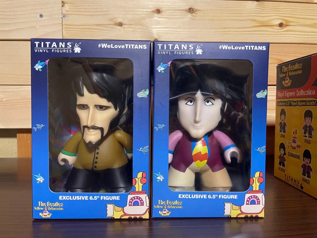 【未開封品】TITANS製 Beatles フィギュア4体セット