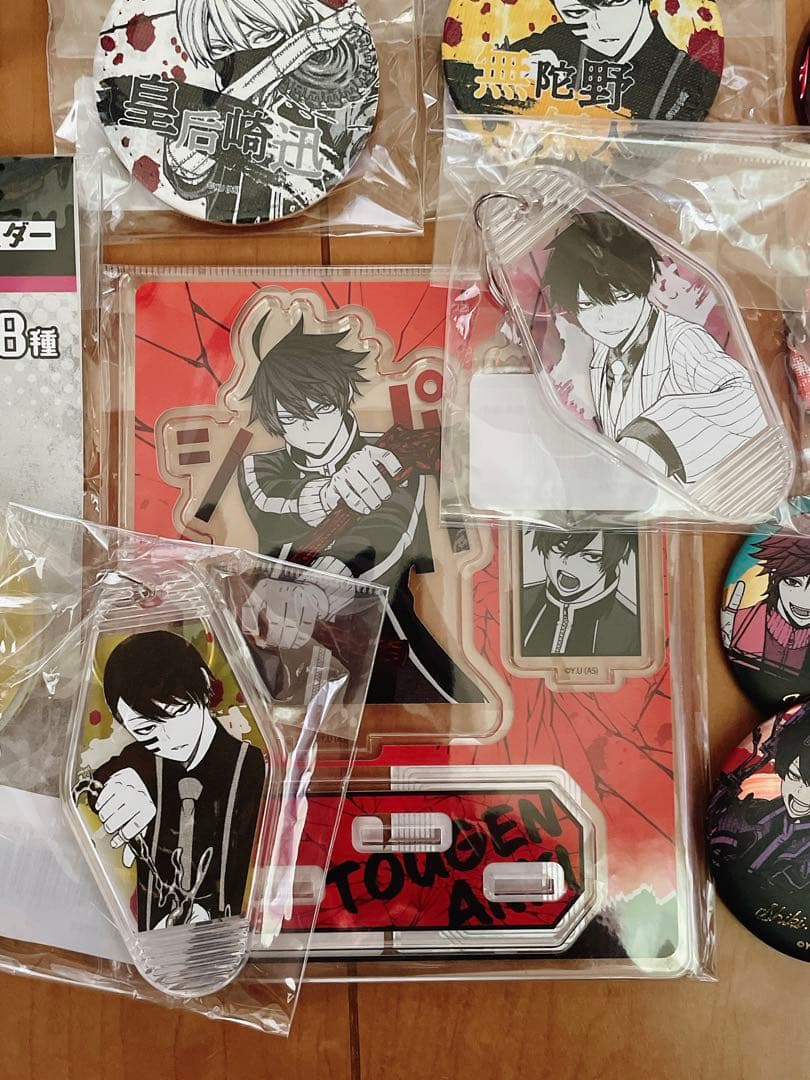 桃源暗鬼 グッズ アクリルキーホルダー缶バッジ 20個 一ノ瀬四季 無陀