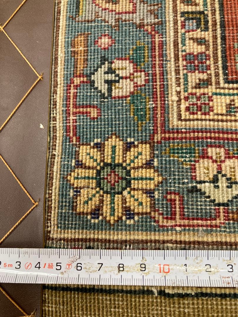 ホットケーキパーラー希少ペルシャ絨毯タブーリズ産3.56m x 2.7m