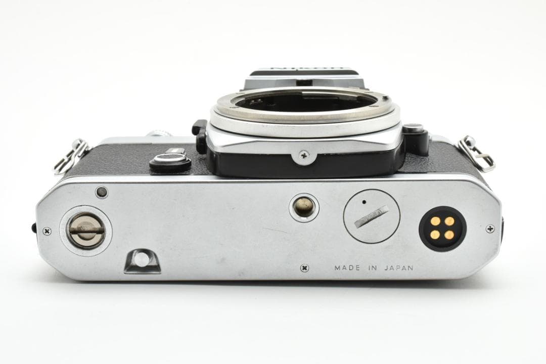 良品 NIKON FM シルバー フィルムカメラ モルト新品交換済 H041 - メルカリ