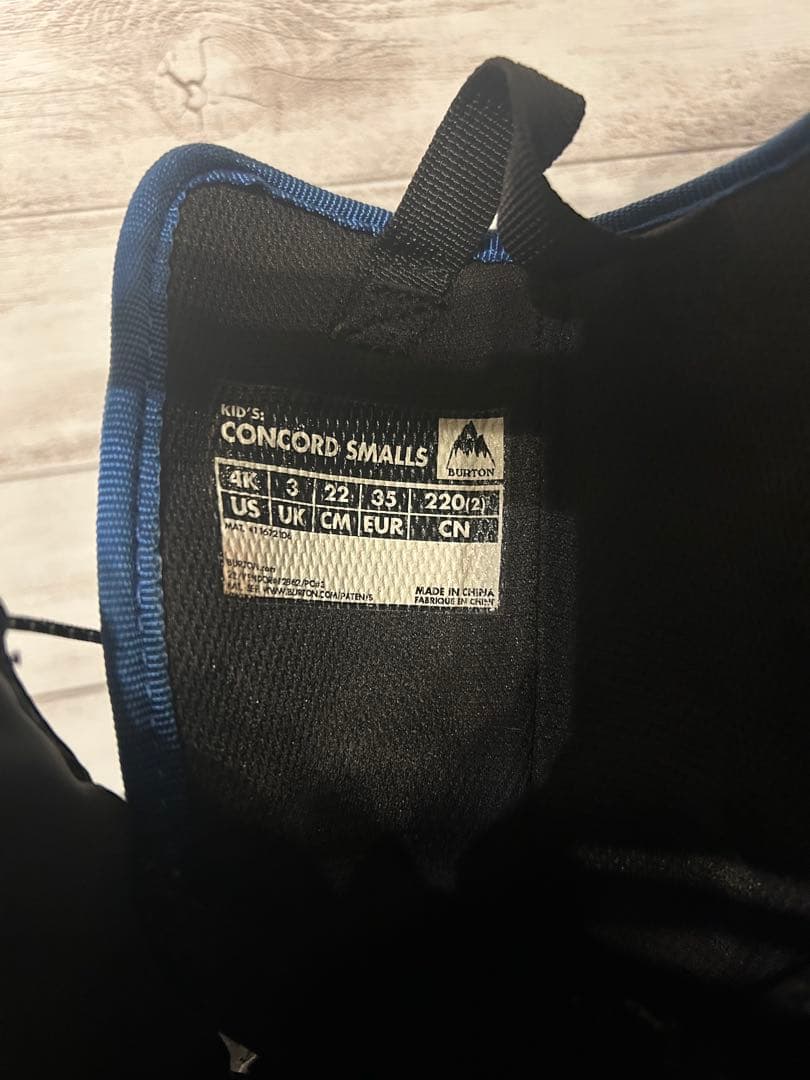 BURTON 22.0cm スノーボードブーツ CONCORD SMALLS